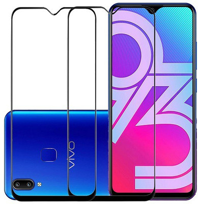 KARTRAY Edge To Edge Tempered Glass for Vivo Y93(Pack of 2)