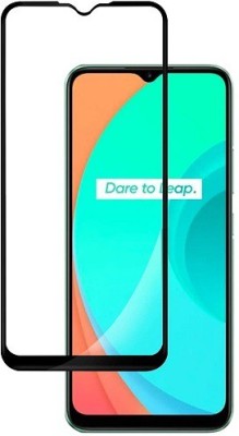 Bodoma Edge To Edge Tempered Glass for Realme C15(Pack of 1)