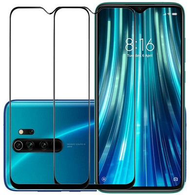 KARTRAY Edge To Edge Tempered Glass for Mi Redmi Note 8 Pro(Pack of 2)