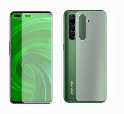 RUNEECH Front and Back Screen Guard for REALME X50(Pack of 2)
