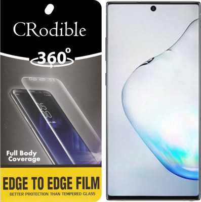 CRodible Front and Back Screen Guard for Samsung Galaxy Note 10 Plus(Pack of 1)