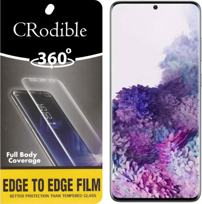 CRodible Front and Back Screen Guard for Samsung Galaxy S20+(Pack of 1)