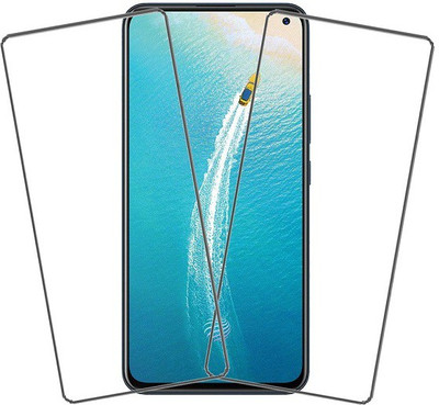 KARTRAY Tempered Glass Guard for Vivo V17(Pack of 2)