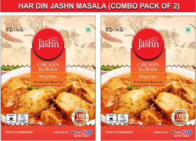 har din jashn Chicken Korma Masala (Combo Pack of 2)(2 x 50 g)