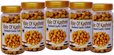 vale of kashmir Kashmiri Lasun/Garlic Snow Mountain Garlic From Kashmir Pack Of 5(5 x 100 g)