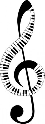 marvellous 100 cm m_standingmusic Self Adhesive Sticker(Pack of 1)