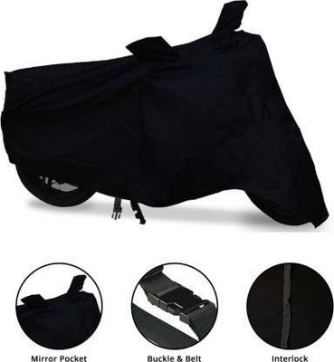 VTF Two Wheeler Cover for Bajaj(Pulsar 150 DTS-i, Black)