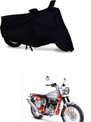 RONISH Two Wheeler Cover for Royal Enfield(Bullet Trials 350, Black)