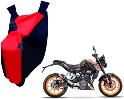 Auto Kite Two Wheeler Cover for KTM(Duke 200, Red, Blue)