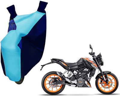 Auto Kite Two Wheeler Cover for KTM(Duke 200, Blue)