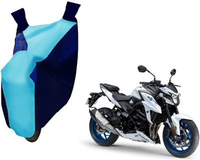 Auto Kite Two Wheeler Cover for Suzuki(GSX, Blue)