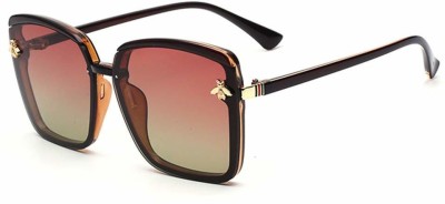 PIRASO Over-sized Sunglasses(For Women, Brown)