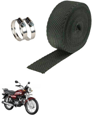 PrtSc 3 Meter Black Bike Silencer Wrap for Her HF Dawn Bike Exhaust Heat Shield