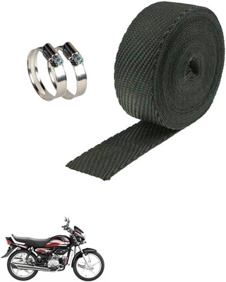 PrtSc 3 Meter Black Bike Silencer Wrap for Her CD deluxe Bike Exhaust Heat Shield