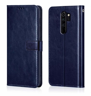 COVERNEW Flip Cover for POCO M2 / Redmi 9 Prime(Blue, Dual Protection, Pack of: 1)