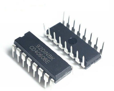 RISARYA CD4060BE,1PCS,IC CMOS BNRY COUNTR/DIV 14STG 16-DIP,OSCILLATOR Electronic Components Electronic Hobby Kit