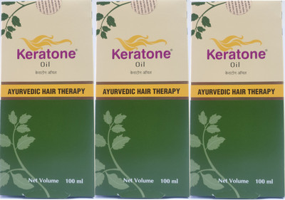 Dabur KERATONE OIL (pack of 3*100ml) Hair Oil(300 g)