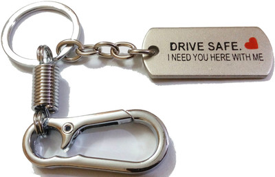kd collections KD561-Drive Safe Hook Keychain for Car & Bikes Key Chain