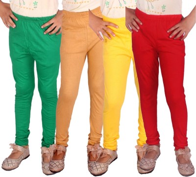 DIAZ Legging For Girls(Multicolor Pack of 4)