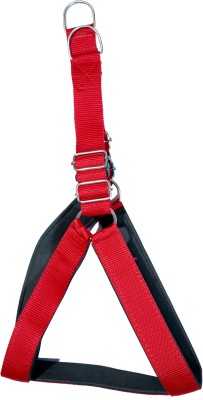 Tame Love Adjustable Chest Belt Harness for Giant Strong Dog ( 1.5 Inch ) Dog Training Harness(Small, Red)