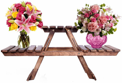 CRAFTENIA Plant Container Set(Wood)