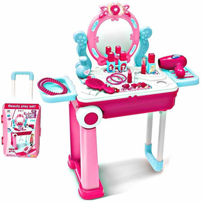 vasoya enterprises Happy Dresser 2 In 1 Makeup Set With Attractive Trolley Bag