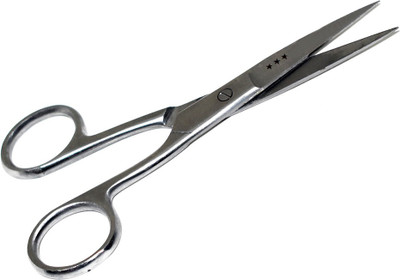 Verceys S-130 Bear Scissor Scissors(Set of 1, Silver)