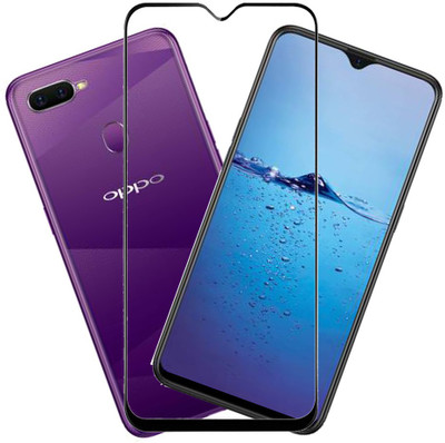 KARTRAY Edge To Edge Tempered Glass for Oppo F9(Pack of 1)