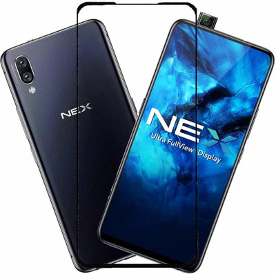 HOBBYTRONICS Edge To Edge Tempered Glass for VIVO V15+NEX+Z1 PRO+Z5X(Pack of 1)