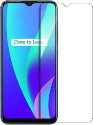 GLOBALCASE Edge To Edge Tempered Glass for REALME C15(Pack of 1)