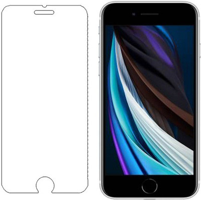 KARTRAY Tempered Glass Guard for Apple iPhone SE 2020(Pack of 1)