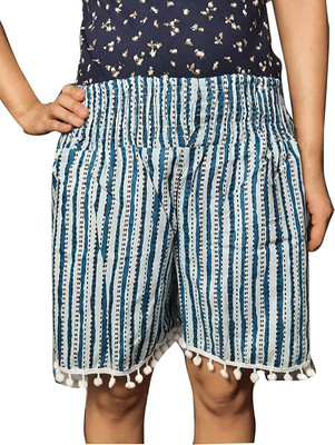 ukal Printed Women Multicolor Regular Shorts