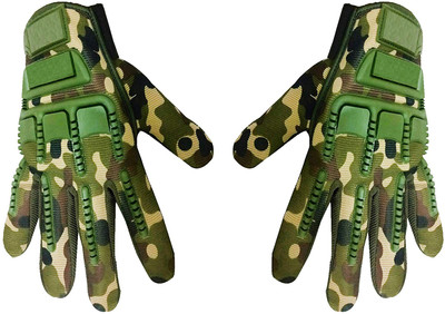 Aadikart BLFH Riding Gloves(Army Green)