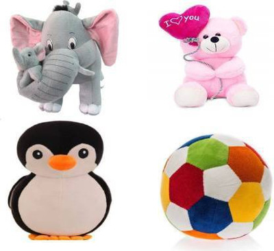 Agnolia Gifts Stuffed Toy Penguin Blue and White Rabbit for kids20cm  - 20 cm(Multicolor)
