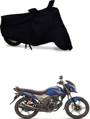 RONISH Two Wheeler Cover for Honda(CB Shine SP, Black)