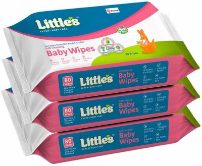 Little’s Soft Cleansing Baby Wipes with Aloe Vera, Jojoba Oil and Vitamin E
