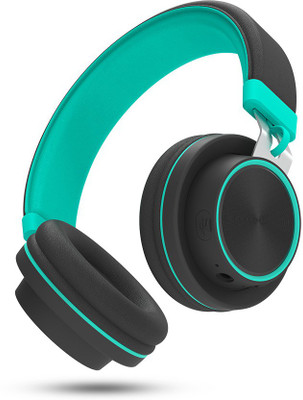 Molife Drum500 Bluetooth Headset(Black, Aqua Green, On the Ear)