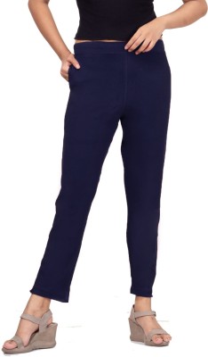 IMAGO Regular Fit Women Dark Blue Trousers