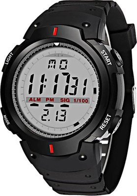 SKMEl 1384 BLACK DIGITAL CHRONOGRAPH ROUND DIAL WATCH Digital Watch  - For Men