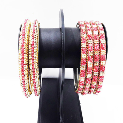 rayie collection Steel Bangle Set(Pack of 6)