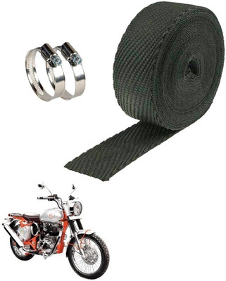 PrtSc Heat Shield bLk _Royal Enfield Bullet Trials 350PrtSc Bike Exhaust Heat Shield