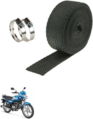 PrtSc Heat Shield bLk _Hero HF DeluxePrtSc Bike Exhaust Heat Shield