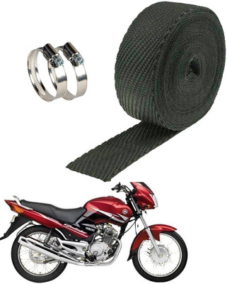 PrtSc Heat Shield bLk _Yamaha Gladiator RSPrtSc Bike Exhaust Heat Shield