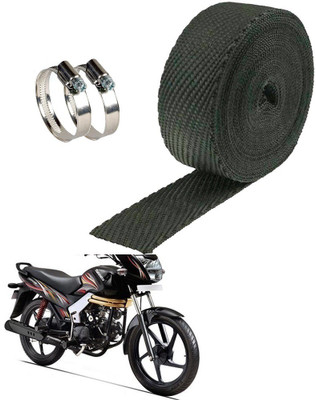 AXWee Silencer Wrap With Clamp Bike Exhaust Heat Shield (3Mtr, Black) _Mahindra Centuro NXTPrtSc Bike Exhaust Heat Shield