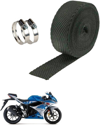 PrtSc Heat Shield bLk _Suzuki GSX R150PrtSc Bike Exhaust Heat Shield