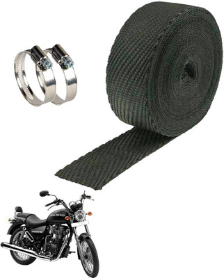 PrtSc Heat Shield bLk _Royal Enfield Thunderbird 350PrtSc Bike Exhaust Heat Shield