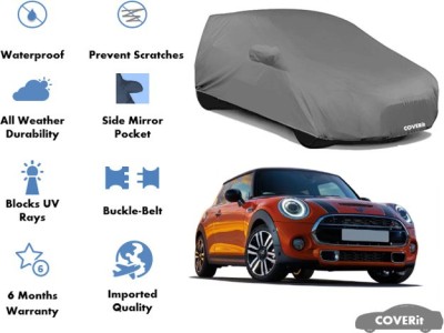 Coverit Car Cover For Mini Cooper Cooper (With Mirror Pockets)(Grey)