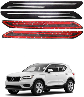 Oshotto Plastic Car Bumper Guard(Black, Pack of 4, Volvo, V40)