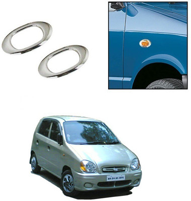 Auto Smart Look Side Lamp Frame for Hyundai Santro(Pack of 2)