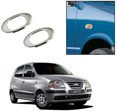 Auto Smart Look Side Lamp Frame for Hyundai Santro Xing(Pack of 2)